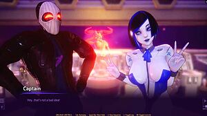 did the captain creampie that lingerie alien crew again in subverse hentai game?