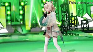 check out this sexy iroha 3d dance from hololive mmd hentai! 🔥💃