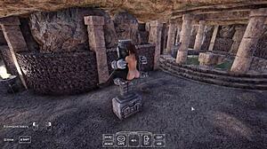 劳拉紧屁眼被巨型机器人鸡巴撑成洞穴3D动漫肛爆