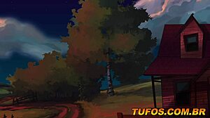 Anime Pissing Cartoon Climbing Bush Fuck