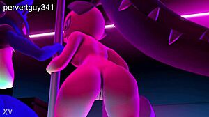 mawile sways big ass tits in furry pokemon cum dance compilation