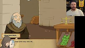 avatar's teen babe gives feet handjob blowjob before missionary creampie in game