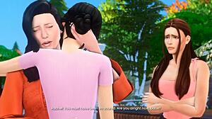 fuck neighbor's hot milf wife hard! naughty 3d sims hentai preview