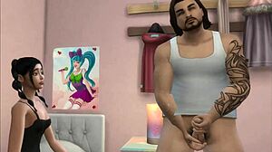 Drunk Stepdad Alone with Virgin Stepdaughter Exploits Her Hardcore