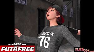 futa erin floods isabella with thick monster cum missionary