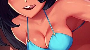 hot latina babe with big ass and tits works out nude at gym pool