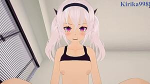 Shiina Yuika Rides Matsukai Mao's Cock in Nijisanji POV Creampie Hentai Threesome?