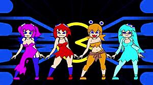 Minus8 Pac-Man ghost animation pounds with bold relentless force