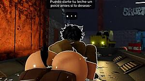 Quickie Toro's Big Ass Takes BBC from Nagatoro Roblox Roleplay