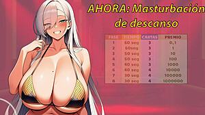 jerk your cock for cash in my spanish joi femdom game now?