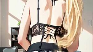 哇完美金发女仆荡妇巨乳大屌lewdtoons H