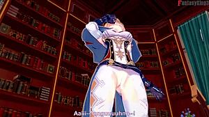 JEAN GIVES MIND-BLOWING BLOWJOB IN HER OFFICE - GENSIN IMPACT FANTASY!