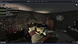 Bratty Roblox Girl Tastes Stranger's Warm Load Rainy Night Outdoors