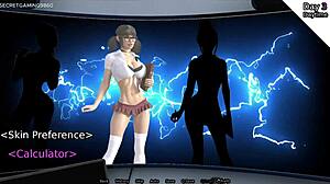 Sexbot by llamamann: big ass stripper stepsis dances sexy and gets caught.