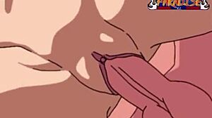 Payudara gede Temari bergoyang hebat di pesta ngentot Naruto!