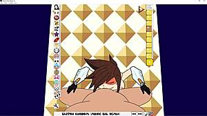 Overwatch Tracer Anal Assfucking Cowgirl Creampie Pussy Ride Blowjob