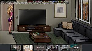 A pervert sneaks up on sweet Jenny for wild subway gangbang creampie in hentai game