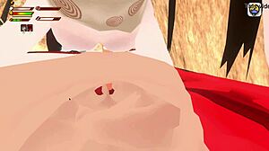 femdom university features goblin queen dominating with feet and pussy control