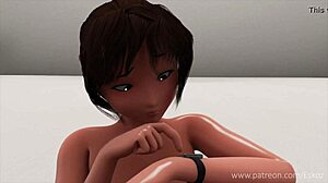 Clara假屌猛捅可爱Anya屁股女同肛交