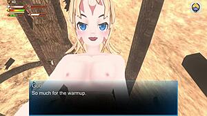 femdom university features goblin queen dominating with feet and pussy control