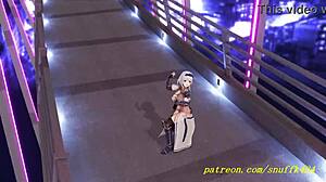 Novr's mmd noel sways seductively in 3d hololive hentai dance