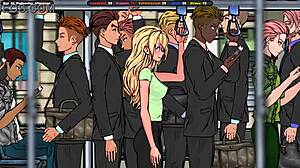 珍妮更衣室跪舔帮变态射精游戏