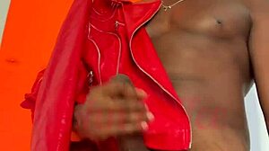 Black stripper unloads facial on asian teen's pretty face