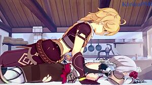 Noelle Shenhe Aether Dive Into Intense Genshin Big Tits Creampie Sex