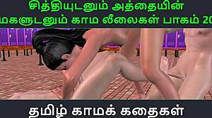 Aunt and cousin dive into steamy Tamil kama leelaikal part 20 adventures