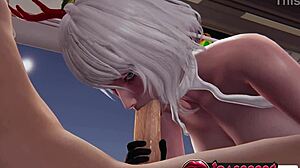 new year mishiro blonde strokes big dick sloppy deepthroat mouth fuck facial in 3d subway hentai