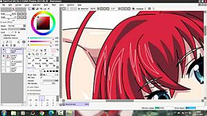 high school dxd rias gremory hentai drawing big tits ass focus