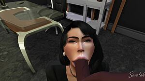 Cheating Big Boss Secretary Endures Interracial Office Humiliation Cuckold