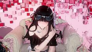 Wuthering Waves Chisa NTR Photoshoot Bursts with Big Tits 3D Hentai Action!