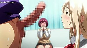 two anime girls gear up for their intense shared adventure