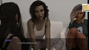 John Catches Blonde Elizabeth Big Tits Masturbating Doggystyle Orgasm