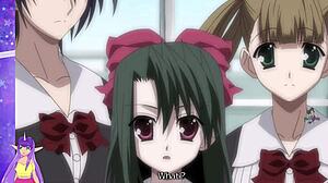 brunette school days babe's huge asian tits get sexy hentai game treatment part 9