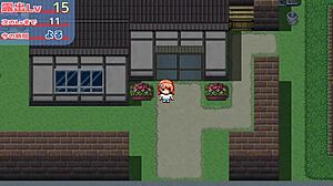 girl calls stranger at public phone and fingers herself wildly outdoors