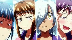 Anime Hentai Girlfriend Craves Intense Blowjob Doggystyle Creampie Quickie with Big Tits Friend