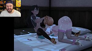 ever played a futa anime game this messed up with android 18 nami and dragon ball one piece milf parody?