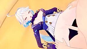 furina's birthday sex tease in genshin hentai