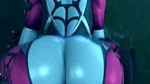 widowmaker's juicy ass bounces wildly in sfm pmv