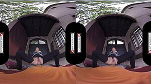 how does candy alexa drain naruto's balls in vr cosplay pov titty fuck?