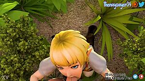 Linkle’s Deepthroat Beckons In Uncensored Zelda Pov