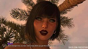 Mark Fingers Erica's Pussy During Beach Tease in Dorm Game