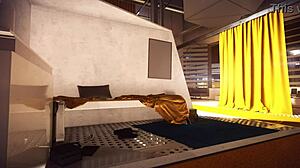 FAITH'S MIRROR HANDJOB Explodes MONSTER COCK FACIAL Cumshot!