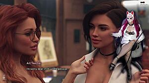 brunette lifts skirt naked outdoors college public stockings big tits upskirt