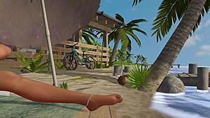 hot teen spreads big ass for pov hardcore beach sex in uncensored 3d hentai episode one