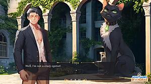 Athena's Ep7 Doggy Style Squirting with Huge Monster Cock in Lust Game