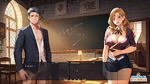 Athena's Ep7 Doggy Style Squirting with Huge Monster Cock in Lust Game