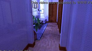 Hot Latina College Bathroom Handjob Blowjob Cumshot on Big Tits